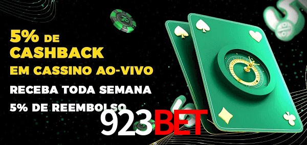 Promoções do cassino ao Vivo 923BET
